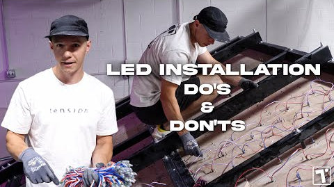 Tension Board 2 LED Installation