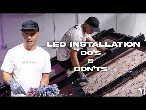 Tension Board 2 LED Installation