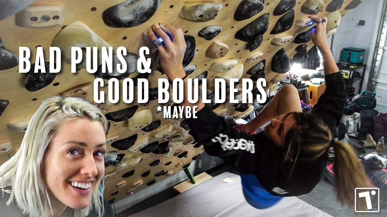 The Smallest Tension Board: Garage Session with Alex Johnson and Melina Costanza