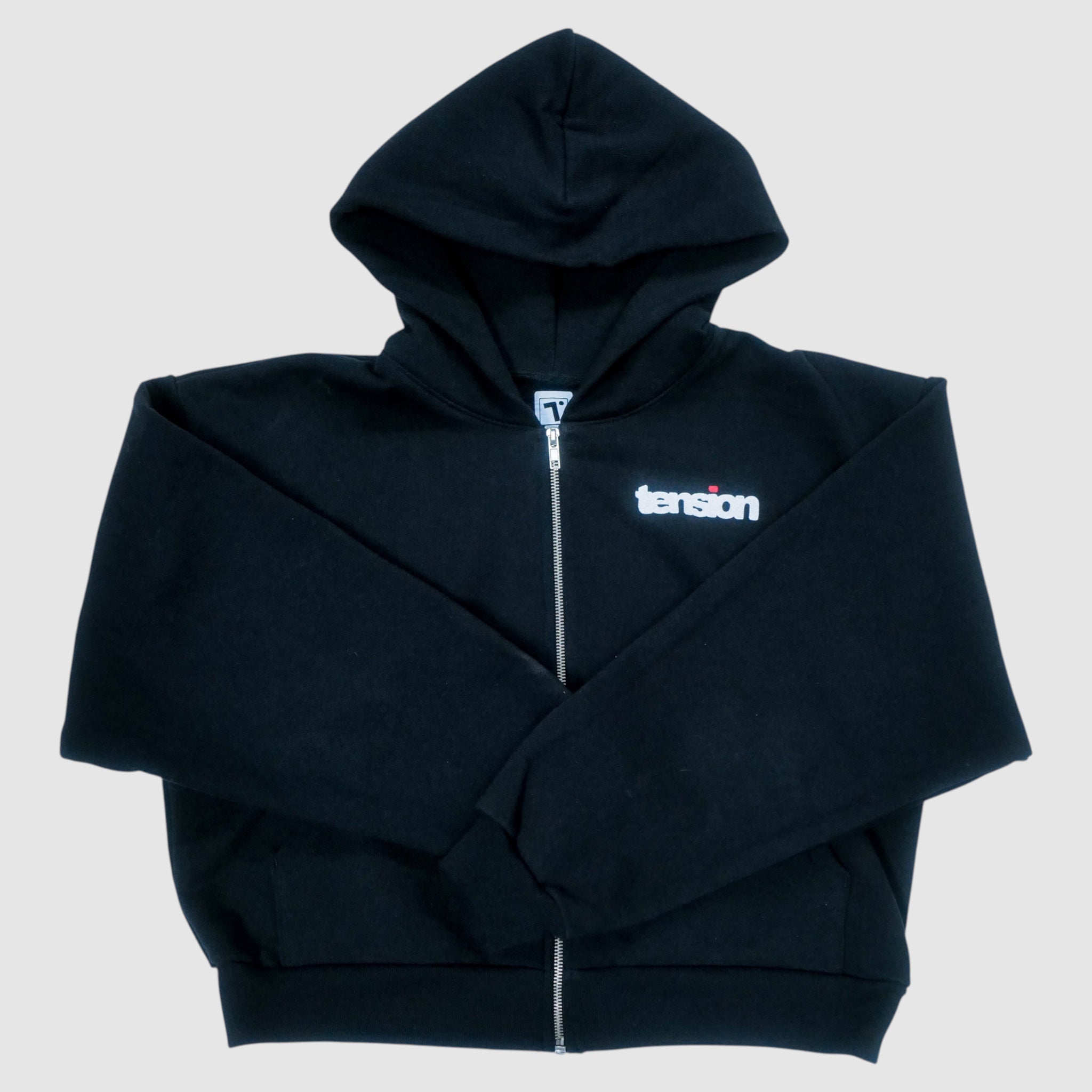 トップス Warm Campie Sweat Zip-Up Hoodie Cropped Poppy Full Zip Hoodie – Tension Climbing